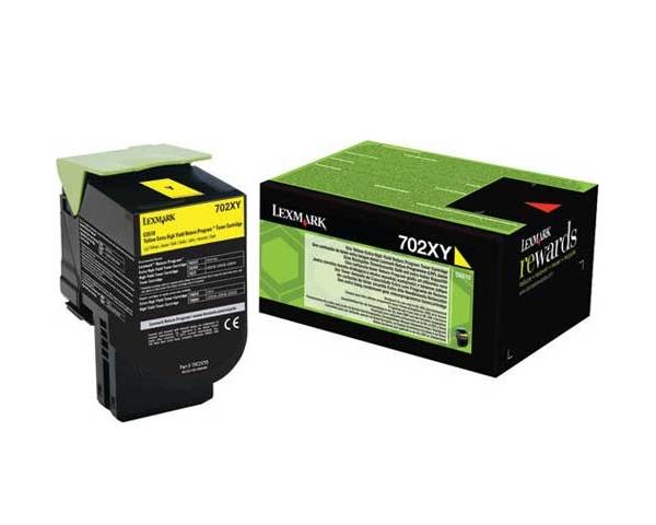 Консуматив Lexmark 702XY Yellow Extra High Yield Return Program Toner Cartridge