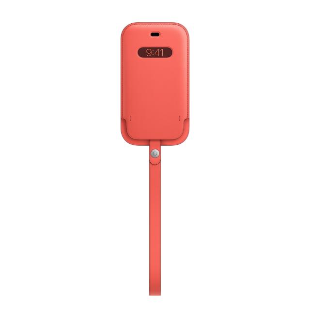 Калъф Apple iPhone 12 mini Leather Sleeve with MagSafe - Pink Citrus (Seasonal Nov 2020)