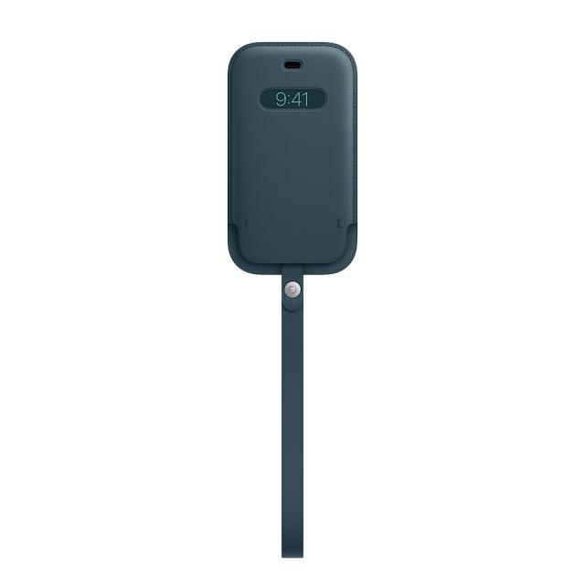 Калъф Apple iPhone 12 mini Leather Sleeve with MagSafe - Baltic Blue (Seasonal Nov 2020)
