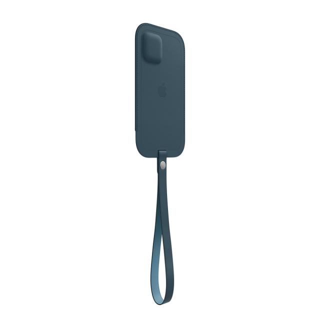 Калъф Apple iPhone 12 mini Leather Sleeve with MagSafe - Baltic Blue (Seasonal Nov 2020)