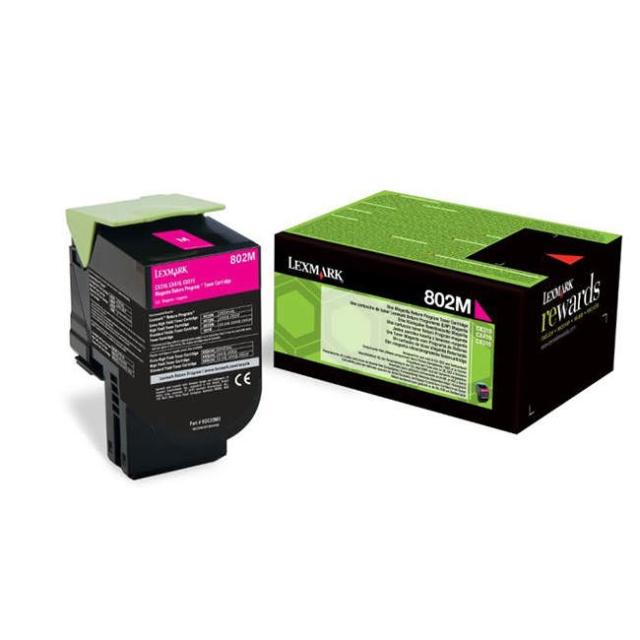 Консуматив Lexmark 802M Magenta Return Program Toner Cartridge
