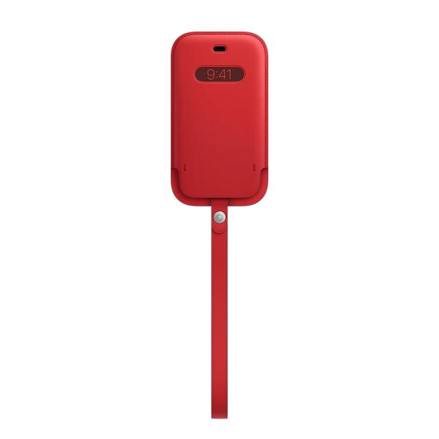 Калъф Apple iPhone 12 mini Leather Sleeve with MagSafe - (PRODUCT)RED
