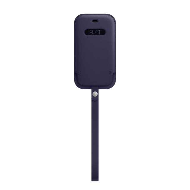 Калъф Apple iPhone 12 mini Leather Sleeve with MagSafe - Deep Violet