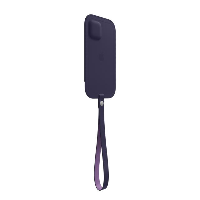 Калъф Apple iPhone 12 mini Leather Sleeve with MagSafe - Deep Violet
