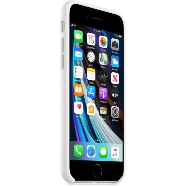Калъф Apple iPhone SE2 Silicone Case - White