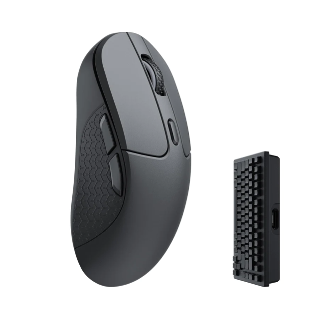 Геймърска Безжична мишка Keychron M3 Wireless, 4000Hz, Matte Black