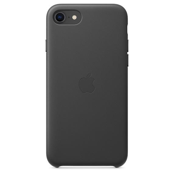 Калъф Apple iPhone SE2 Leather Case - Black