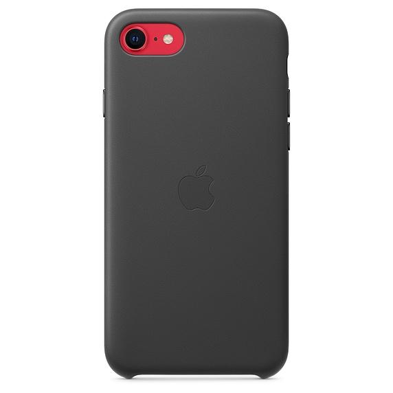 Калъф Apple iPhone SE2 Leather Case - Black
