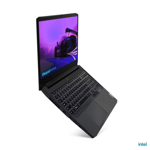 Лаптоп LENOVO GAMING 3 15IHU6, Intel Core i5-11300H (4C / 8T, 3.1 / 4.4GHz, 8MB), 15.6'' (39.62 cm)  IPS 250nits Anti-glare, 60Hz, NVIDIA GeForce GTX 1650 4GB GDDR6, 8GB DDR4, 512GB SSD, Free DOS