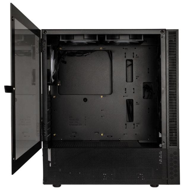 Кутия Kolink Observatory MX Glass ARGB TG Mid-Tower, 2x USB-A 3.0, 1x USB-A 2.0, 1x 3,5 mm HD-Audio, ATX, Micro-ATX, Mini-ITX, Черна