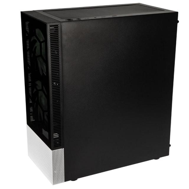 Кутия Kolink Observatory MX Glass ARGB TG Mid-Tower, 2x USB-A 3.0, 1x USB-A 2.0, 1x 3,5 mm HD-Audio, ATX, Micro-ATX, Mini-ITX, Черна, Черно/Бяло