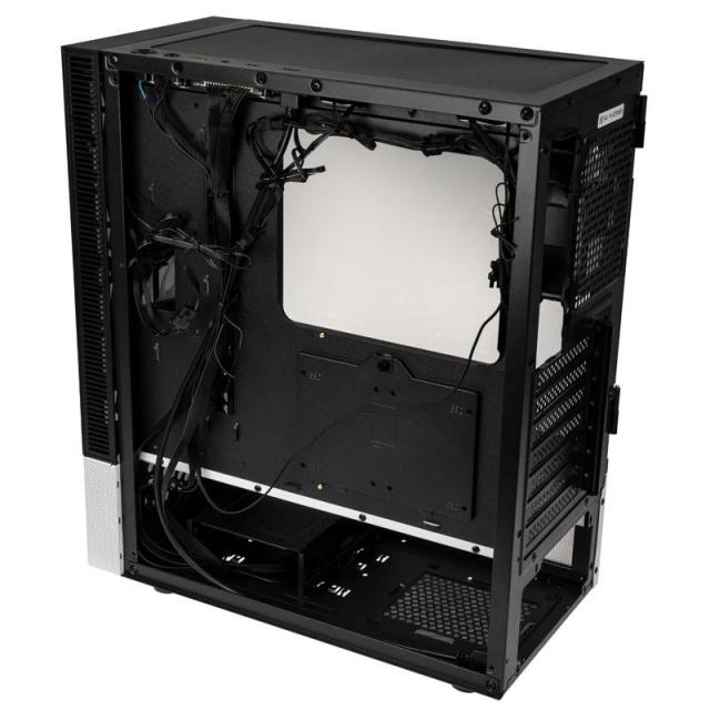 Кутия Kolink Observatory MX Glass ARGB TG Mid-Tower, 2x USB-A 3.0, 1x USB-A 2.0, 1x 3,5 mm HD-Audio, ATX, Micro-ATX, Mini-ITX, Черна, Черно/Бяло