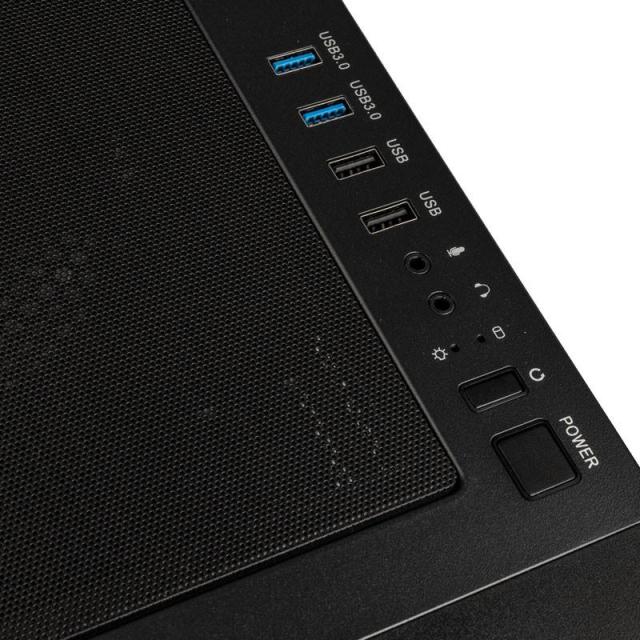 Кутия Kolink Unity Meshbay Performance Mid-Tower, 1x USB 2.0, 2x USB 3.0, 1x 3.5 mm HD Audio, ATX, Micro-ATX, Mini-ITX, Черна