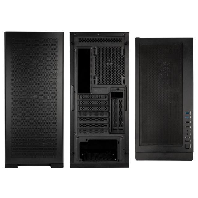 Кутия Kolink Unity Meshbay Performance Mid-Tower, 1x USB 2.0, 2x USB 3.0, 1x 3.5 mm HD Audio, ATX, Micro-ATX, Mini-ITX, Черна