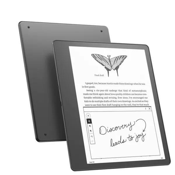 eBook четец Kindle Scribe (2022), 16GB, 10.2", Premium Pen, Wi-Fi, Bluetooth, Сив