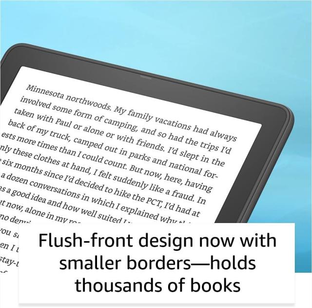 eBook четец Kindle Paperwhite Signature Edition, 6.8", 32GB, 2021, 11 генерация, IPX8, Wi-Fi, Bluetooth, Син