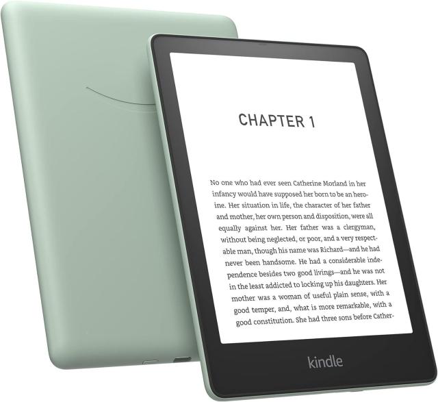 eBook четец Kindle Paperwhite Signature Edition, 6.8", 32GB, 2021, 11 генерация, IPX8, Wi-Fi, Bluetooth, Зелен
