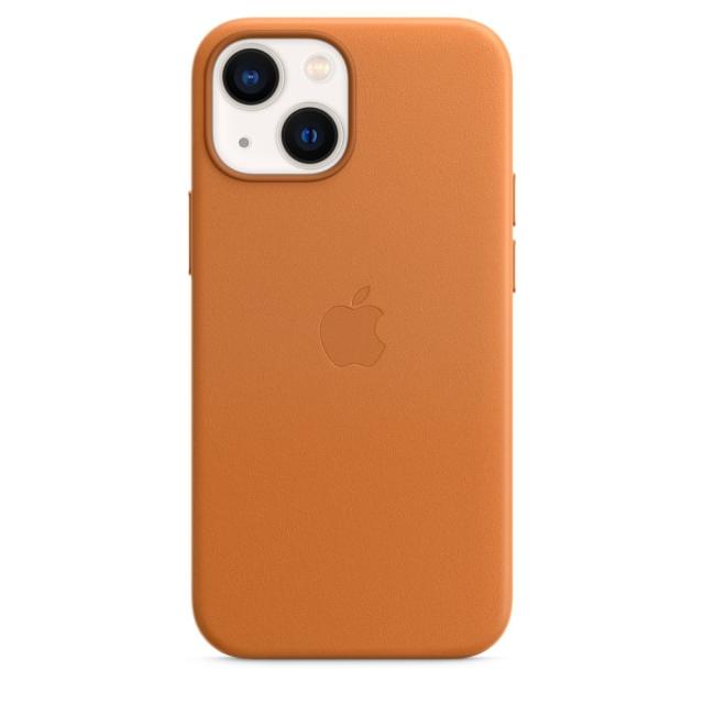 Калъф Apple iPhone 13 mini Leather Case with MagSafe - Golden Brown