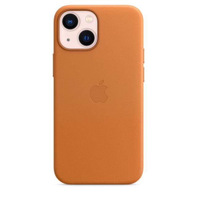 Калъф Apple iPhone 13 mini Leather Case with MagSafe - Golden Brown