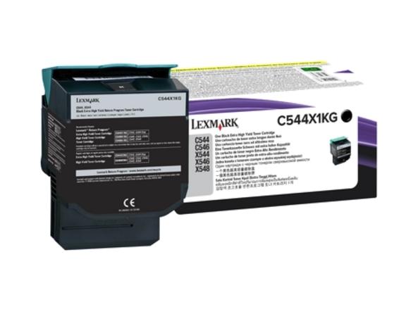 Консуматив Lexmark C544, X544 Black Extra High Yield Return Programme Toner Cartridge (6K)