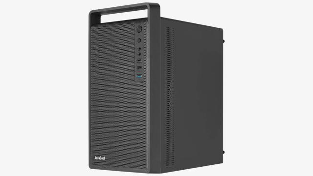 Кутия AeroCool CS-109-G-BK-v1 FRGB, Mini Tower, 1 x USB 3.0, 2 x USB 2.0, HD Audio x 1, mATX Mini-ITX