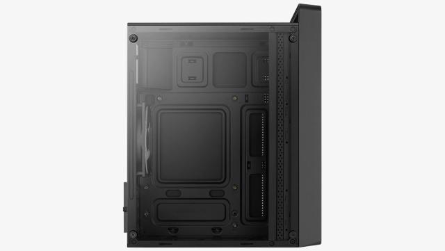 Кутия AeroCool CS-109-G-BK-v1 FRGB, Mini Tower, 1 x USB 3.0, 2 x USB 2.0, HD Audio x 1, mATX Mini-ITX