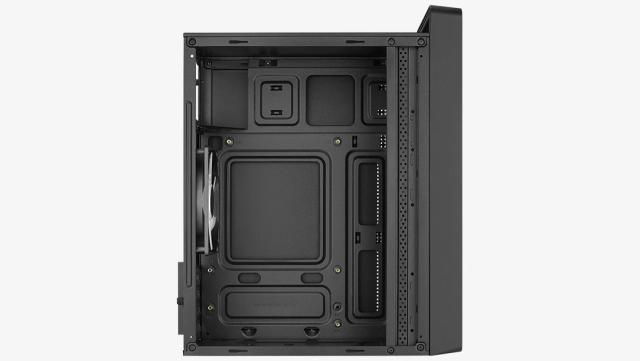 Кутия AeroCool CS-109-G-BK-v1 FRGB, Mini Tower, 1 x USB 3.0, 2 x USB 2.0, HD Audio x 1, mATX Mini-ITX