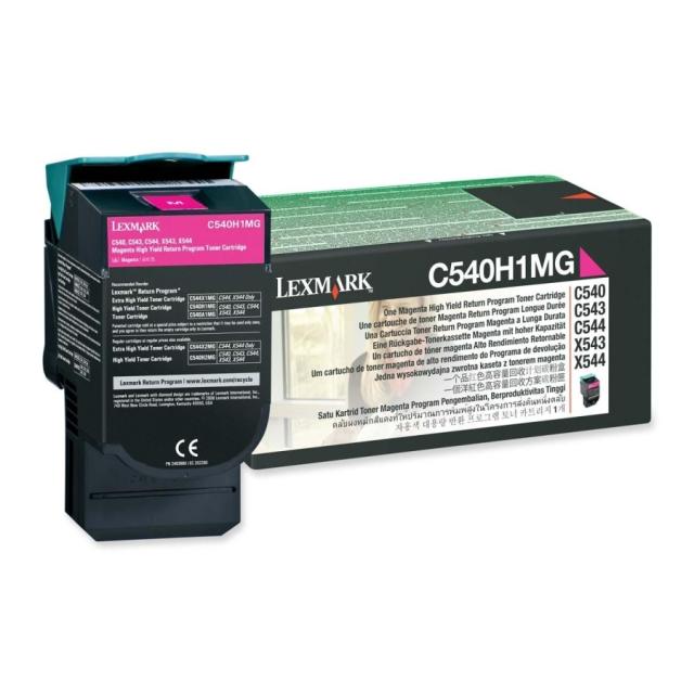 Консуматив Lexmark C54x, X54x Magenta High Yield Return Programme Toner Cartridge (2K)