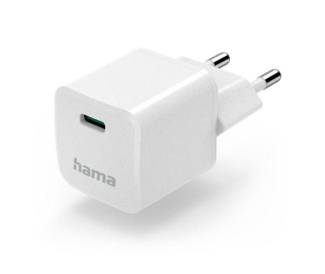 Зарядно HAMA "Eco", USB-C (PD) / Qualcomm® 3.0, 25 W, бяло