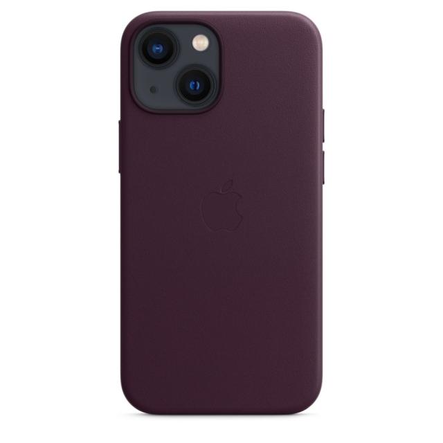 Калъф Apple iPhone 13 mini Leather Case with MagSafe - Dark Cherry
