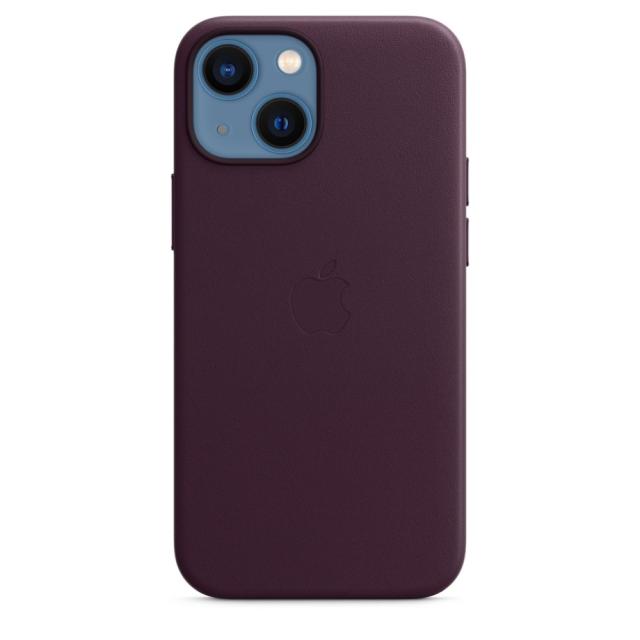 Калъф Apple iPhone 13 mini Leather Case with MagSafe - Dark Cherry
