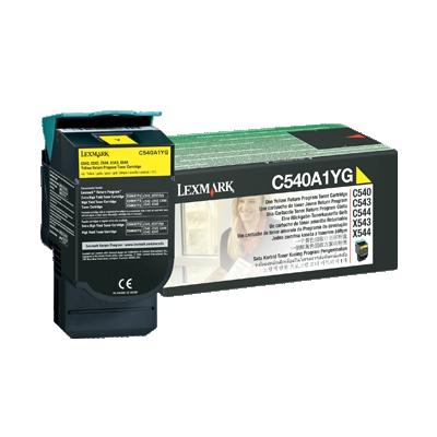 Консуматив Lexmark C54x, X54x Yellow Return Programme Toner Cartridge (1K)