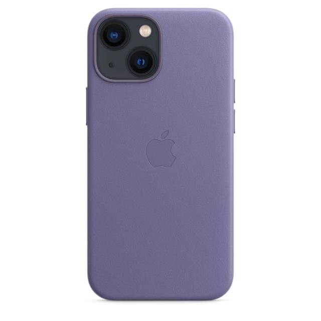 Калъф Apple iPhone 13 mini Leather Case with MagSafe - Wisteria
