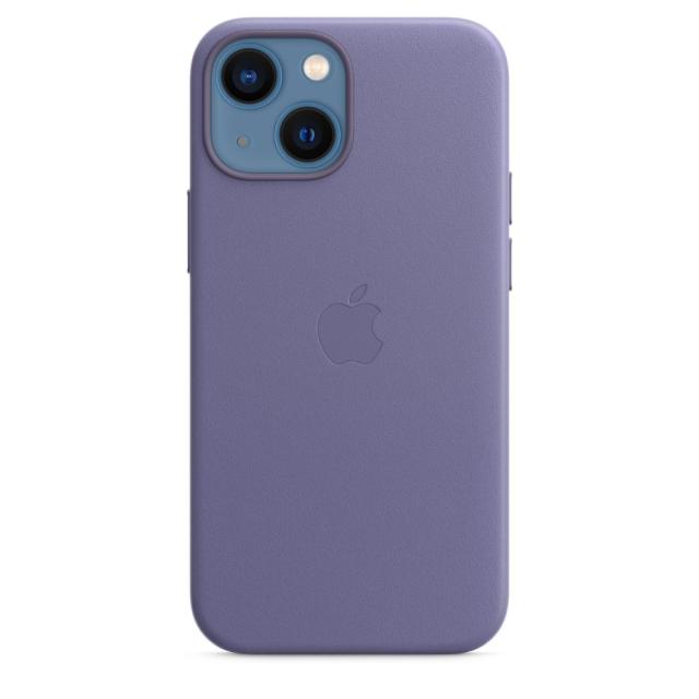 Калъф Apple iPhone 13 mini Leather Case with MagSafe - Wisteria