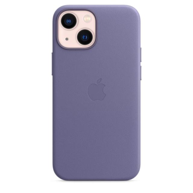 Калъф Apple iPhone 13 mini Leather Case with MagSafe - Wisteria