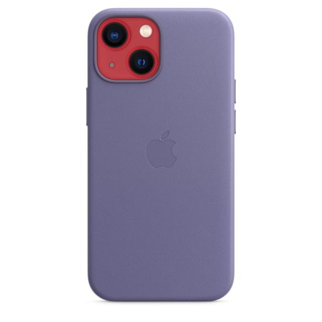Калъф Apple iPhone 13 mini Leather Case with MagSafe - Wisteria