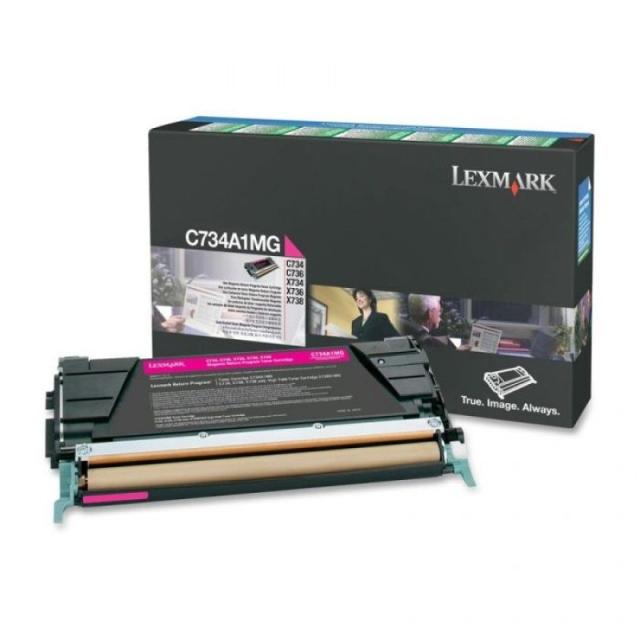 Консуматив Lexmark C734, C736, X734, X736, X738 Magenta Return Programme Toner Cartridge (6K)