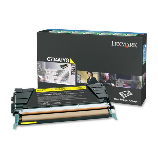 Консуматив Lexmark C734, C736, X734, X736, X738 Yellow Return Programme Toner Cartridge (6K)