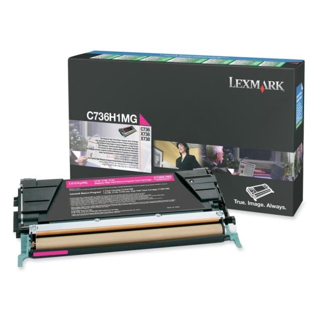 Консуматив Lexmark C736, X736, X738 Magenta High Yield Return Program Toner Cartridge
