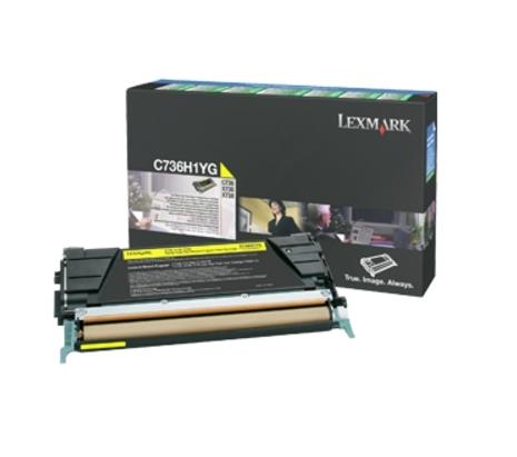 Консуматив Lexmark C736, X736, X738 Yellow High Yield Return Program Toner Cartridge