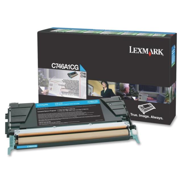 Консуматив Lexmark C746, C748 Cyan Return Program Toner Cartridge