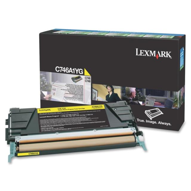Консуматив Lexmark C746, C748 Yellow Return Program Toner Cartridge