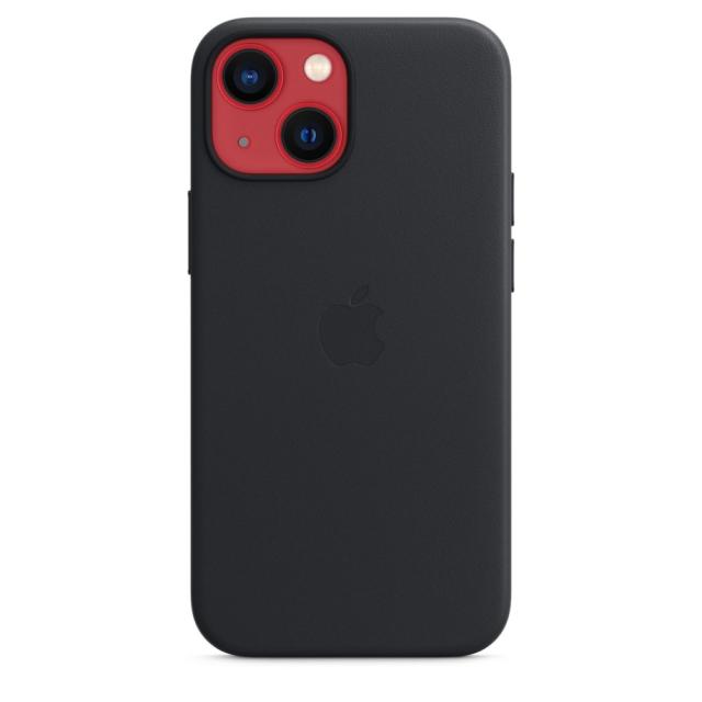 Калъф Apple iPhone 13 mini Leather Case with MagSafe - Midnight
