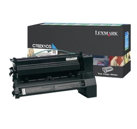 Консуматив Lexmark C782 Cyan Extra High Yield Return Programme Print Cartridge (15K)