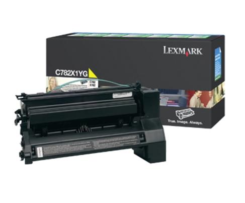 Консуматив Lexmark C782 Yellow Extra High Yield Return Programme Print Cartridge (15K)