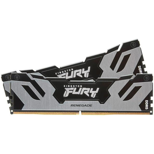 Памет Kingston Fury Renegade Silver XMP 96GB (2x 48GB) DDR5 PC5-48000 6000MHz CL32, 1.35V