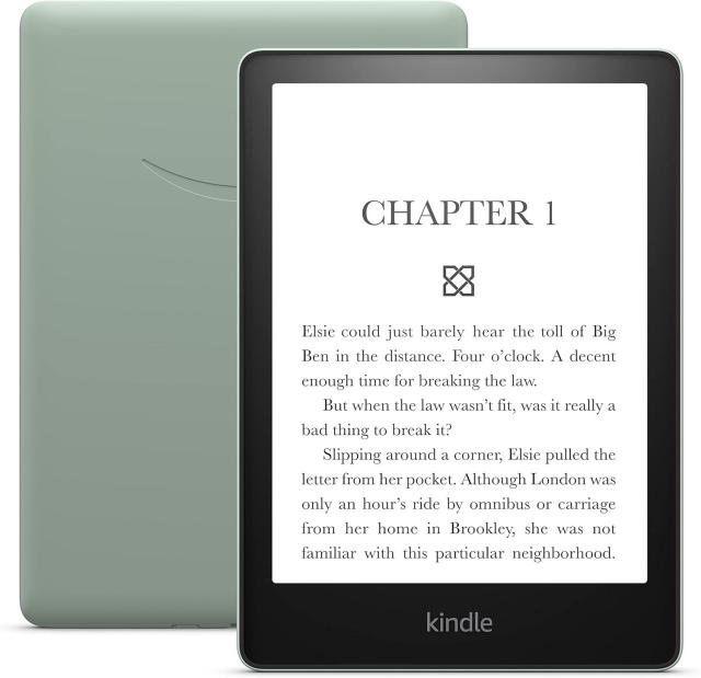 eBook четец Kindle Paperwhite 6.8", 16GB, 2023, 11 генерация, IPX8, USB, Bluetooth, Wi-Fi, Зелен