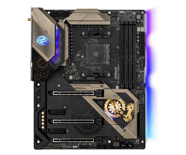 Дънна платка ASROCK B550 TAICHI RYZER EDITION WiFi, AM4, 2x M2, 6x SATA3 RAID, 4x DDR4, HDMI/DP, ATX