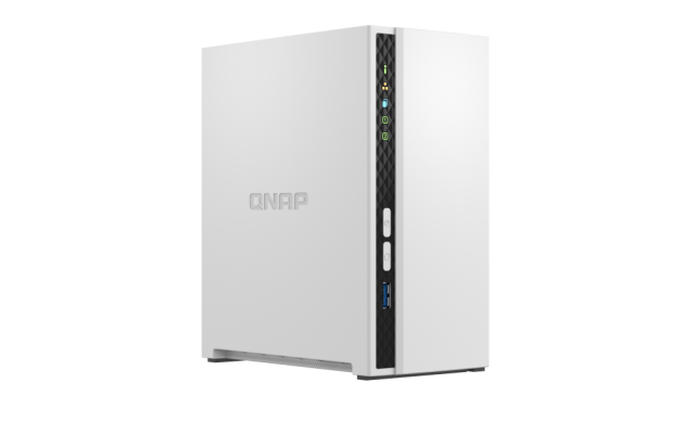 Мрежов сторидж QNAP 2 BAY, ARM 4-core Cortex-A55 2.0GHz, 2GB (без възможност за разширение), Памет 4GB,  2.5" 3.5" USB 3.0 USB 2.0 GB GBIT 0, 1,RAID 