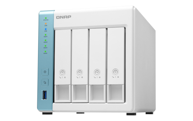 Мрежов сторидж QNAP 4 BAY, Alpine AL214, 4-core, 1.7GHz, 1GB DDR3, 512MB Dual boot OS protection , 2.5" 3.5" USB 3.0 USB 2.0 GB GBIT 0, 1,RAID 